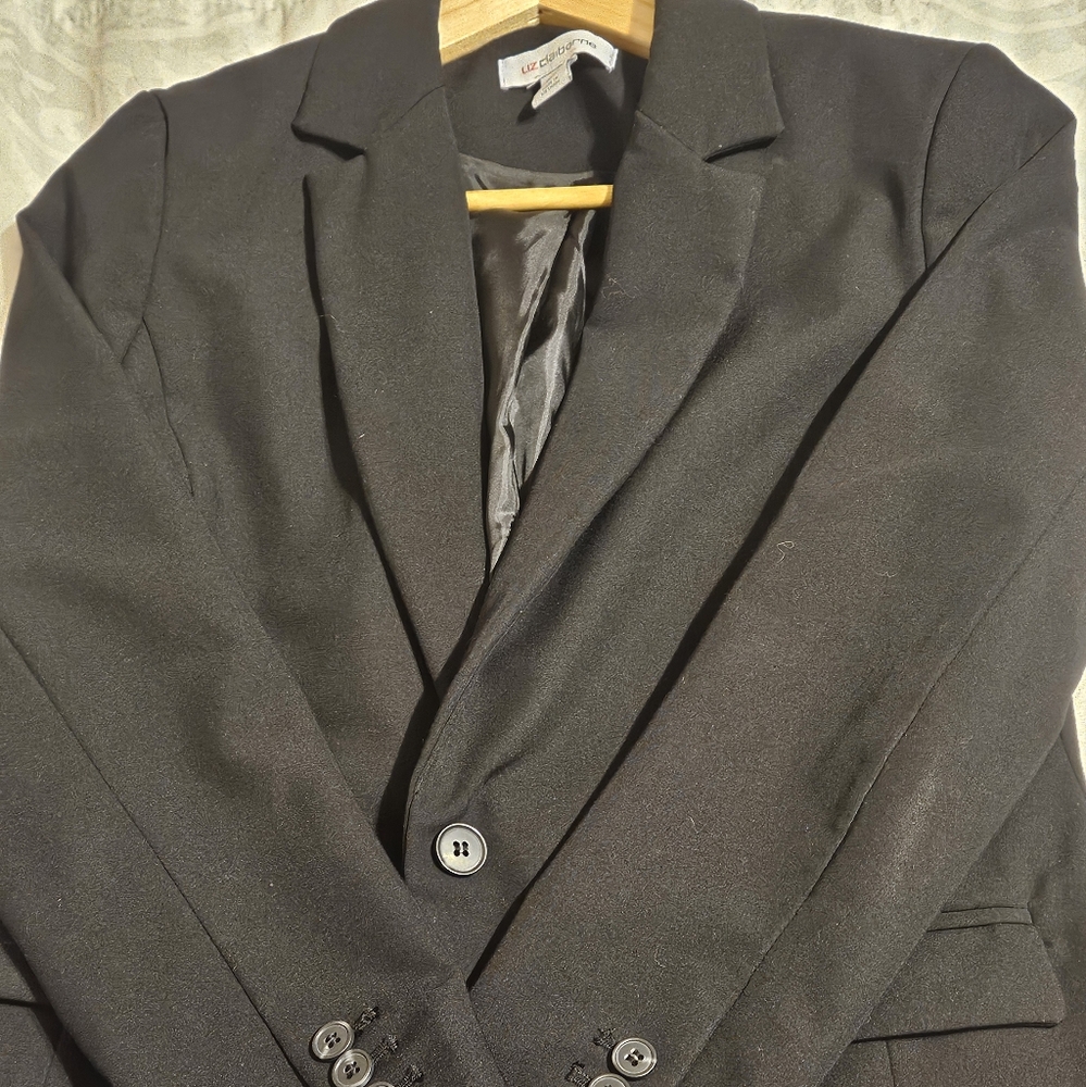 Liz Claiborne One Button Blazer - 6P